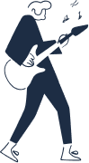 Person playing guitar